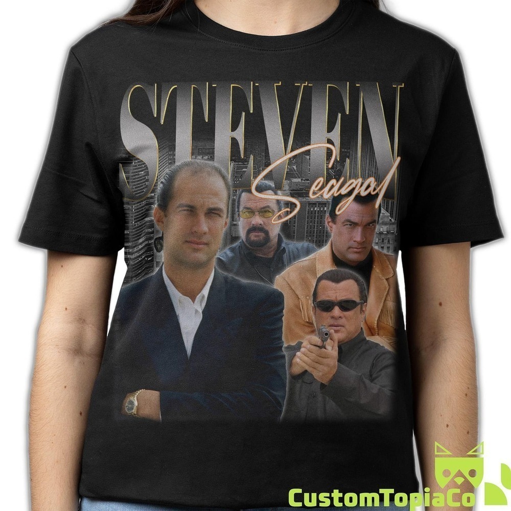 Steven Seagal Actor Movie Graphic Unisex Action Film Fan T-Shirt